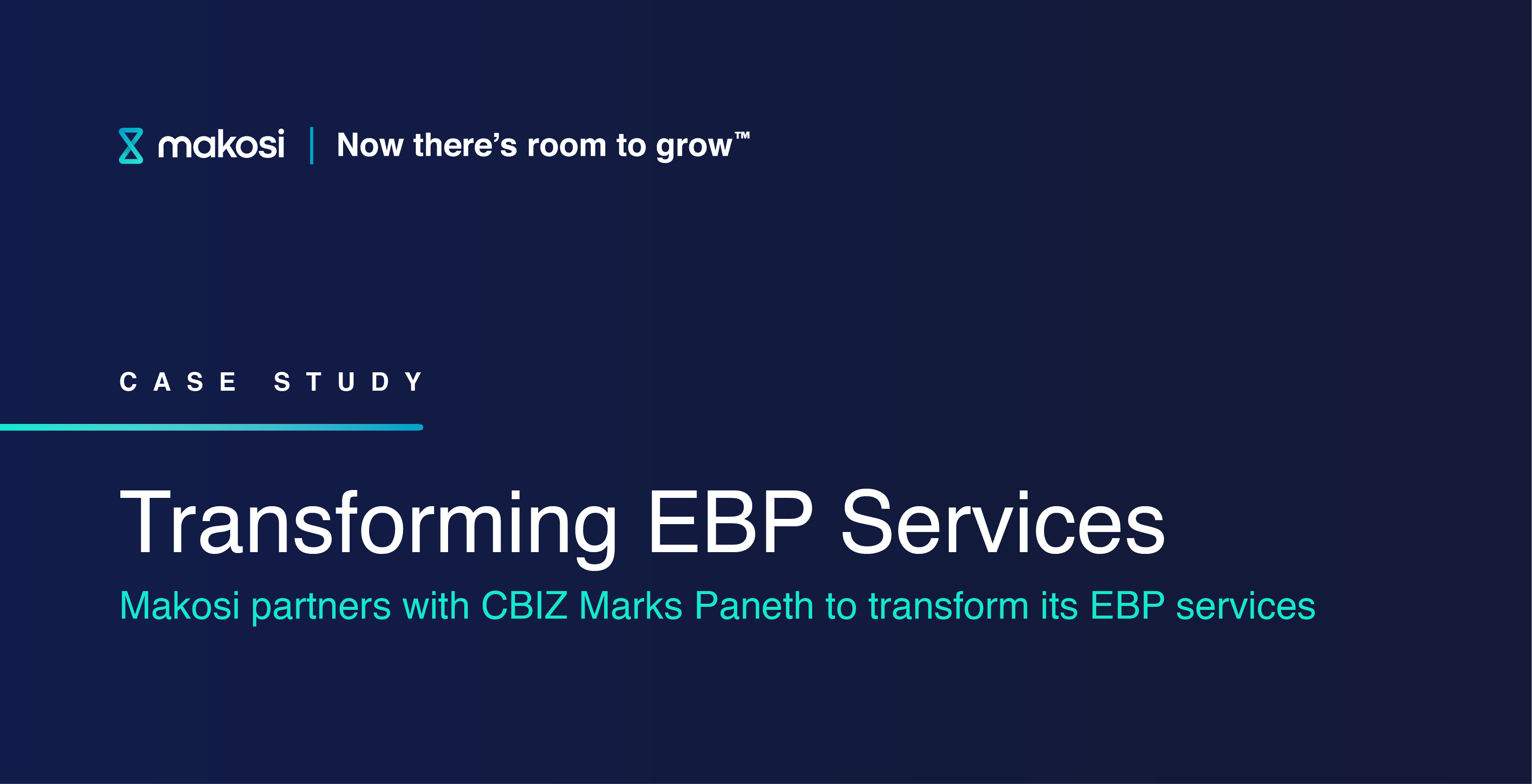 Makosi partners with CBIZ Marks Paneth to transform its EBP services