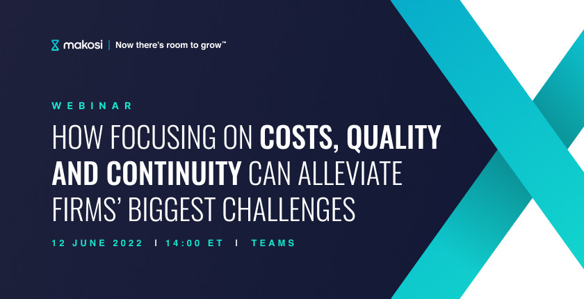 How focusing on Costs, Quality, and Continuity can alleviate firms' biggest challenges